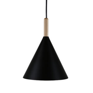 Enif – Suspension – Noir, Naturel – ⌀20 cm