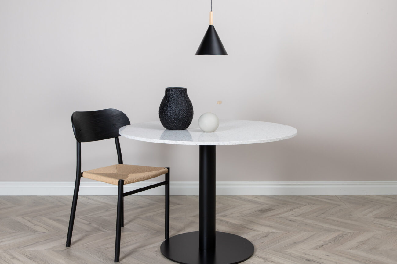 Enif – Suspension – Noir, Naturel – ⌀20 cm
