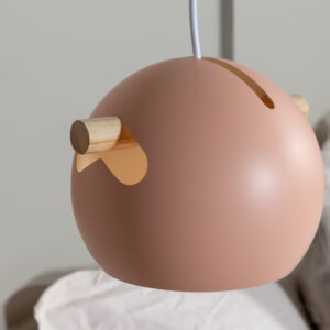 Tubbie – Suspension – Rose poudré – ⌀23 cm