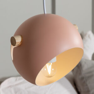 Tubbie – Suspension – Rose poudré – ⌀23 cm