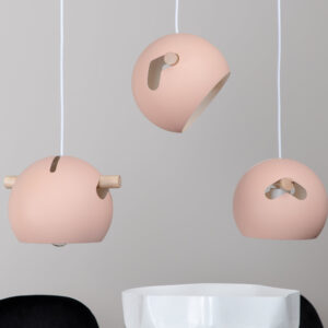 Tubbie – Suspension – Rose poudré – 23 x 16 x 73 cm