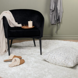 Mattis – Tapis de salon – Blanc – ⌀200 cm