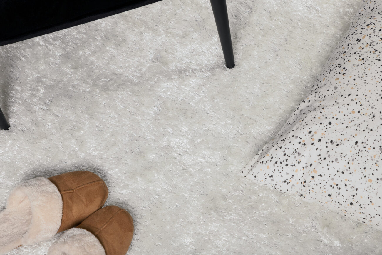 Mattis – Tapis de salon – Blanc – ⌀200 cm
