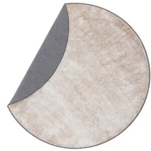 Mattis – Tapis de salon – Beige – ⌀200 cm