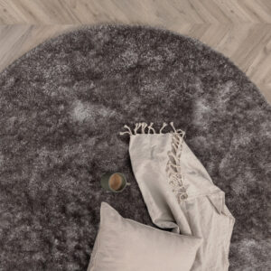 Mattis – Tapis de salon – Gris – ⌀200 cm