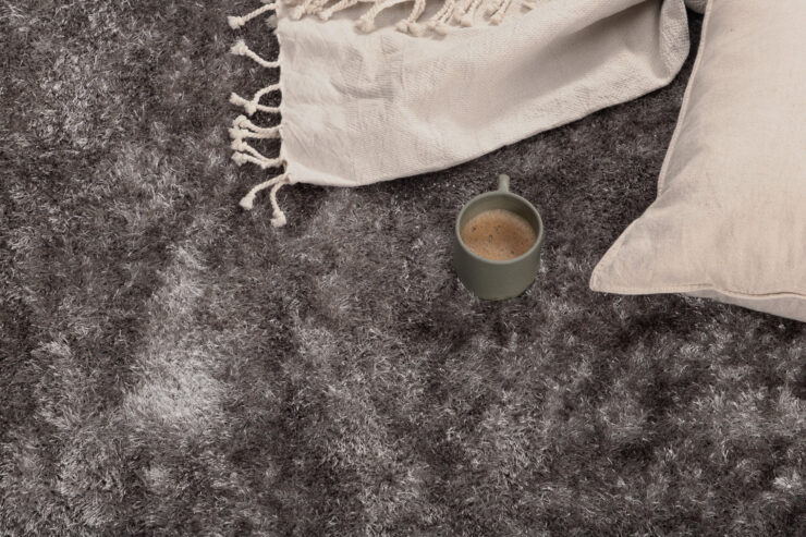 Mattis – Tapis de salon – Gris – ⌀200 cm