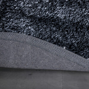 Mattis – Tapis de salon – Anthracite – ⌀200 cm