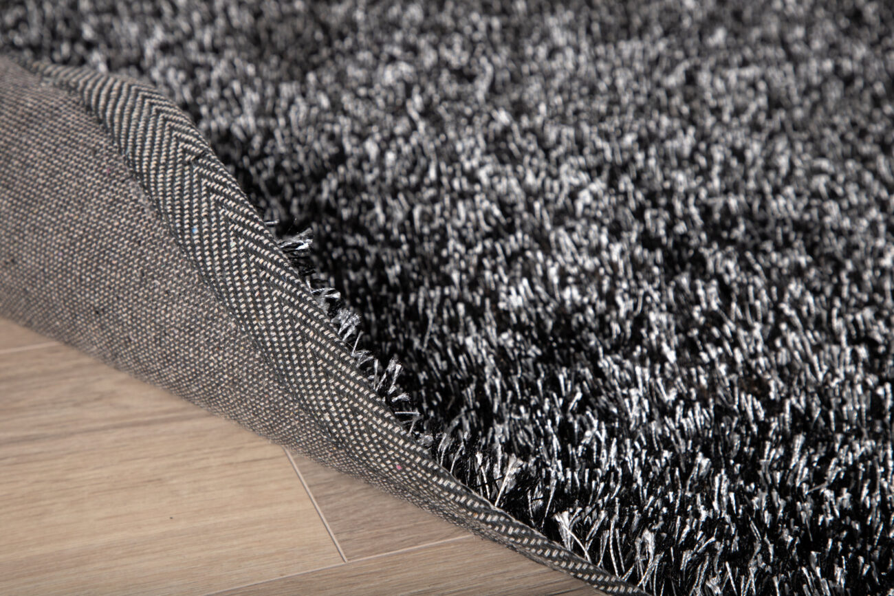 Mattis – Tapis de salon – Anthracite – ⌀200 cm
