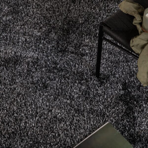 Mattis – Tapis de salon – Anthracite – ⌀200 cm
