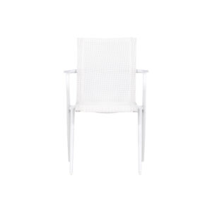 Alina – Chaise de salle à manger – Blanc – 63 x 86 x 58 cm