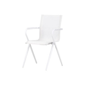 Alina – Chaise de salle à manger – Blanc – 63 x 86 x 58 cm