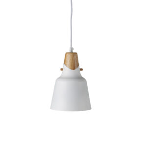 Rigel – Suspension – Blanc, Naturel – ⌀16 cm