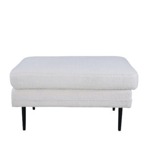 Boom – Ottoman – Noir, Blanc – 70 x 49 x 90 cm