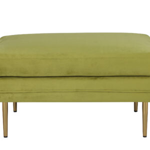 Boom – Ottoman – Doré, Vert – 70 x 49 x 90 cm
