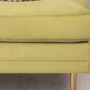 Boom – Ottoman – Doré, Vert – 70 x 49 x 90 cm