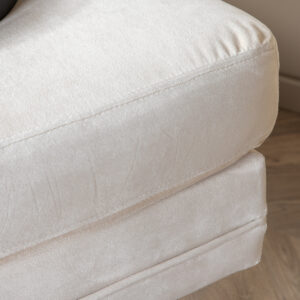 Boom – Ottoman – Doré, Blanc – 70 x 49 x 90 cm