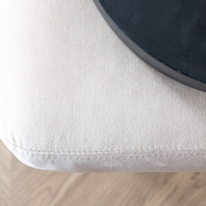 Boom – Ottoman – Doré, Blanc – 70 x 49 x 90 cm