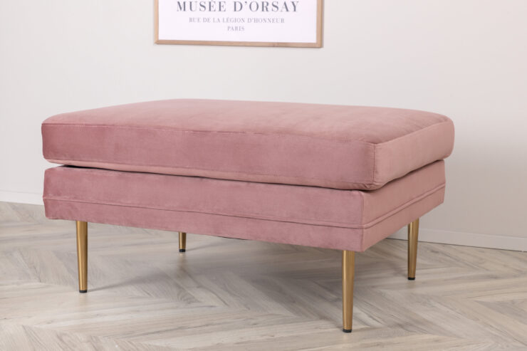 Boom – Ottoman – Doré, Rose – 70 x 49 x 90 cm