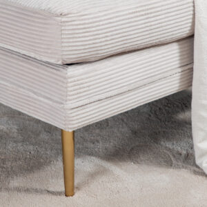 Boom – Ottoman – Beige, Doré – 70 x 49 x 90 cm