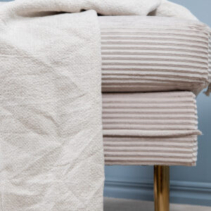 Boom – Ottoman – Beige, Doré – 70 x 49 x 90 cm