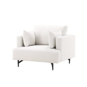 Sofia – Armchair – Beige, Noir – 92 x 82 x 104 cm