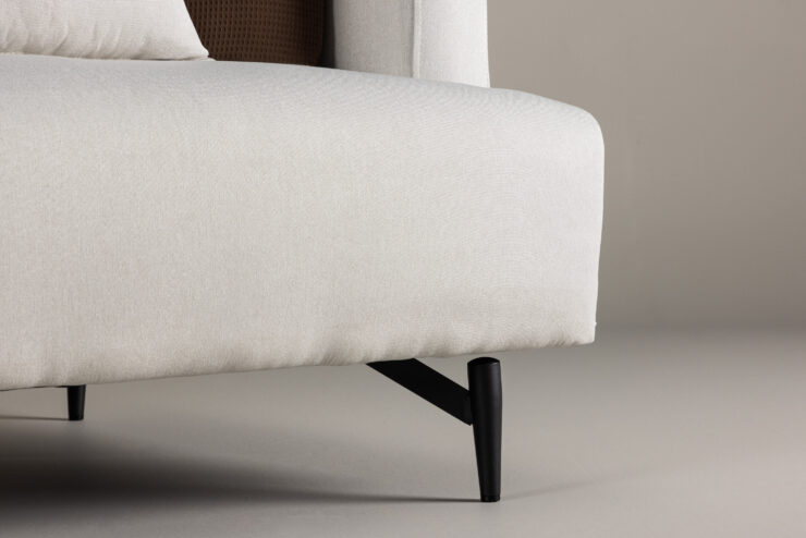 Sofia – Armchair – Beige, Noir – 92 x 82 x 104 cm