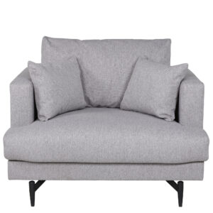 Sofia – Armchair – Noir, Gris – 92 x 82 x 104 cm