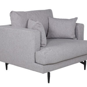 Sofia – Armchair – Noir, Gris – 92 x 82 x 104 cm