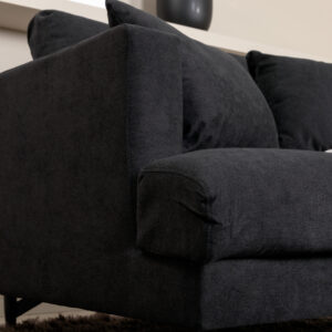 Sofia – Armchair – Noir – 92 x 82 x 104 cm