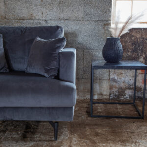 Sofia – Armchair – Noir, Gris foncé – 92 x 82 x 104 cm