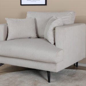 Sofia – Armchair – Beige, Noir – 92 x 82 x 104 cm