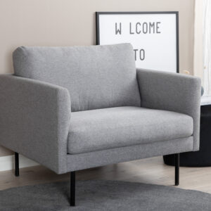 Zoom – Armchair – Noir, Gris – 84 x 80 x 95 cm
