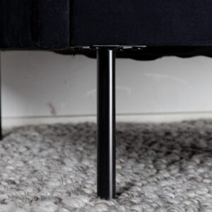 Zoom – Armchair – Noir – 84 x 80 x 95 cm