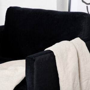 Zoom – Armchair – Noir – 84 x 80 x 95 cm