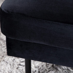 Zoom – Ottoman – Noir – 64 x 47 x 85 cm