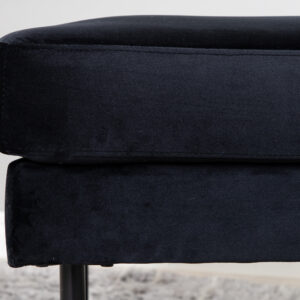 Zoom – Ottoman – Noir – 64 x 47 x 85 cm