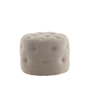 Benjamin – Pouf – Grège – ⌀55 cm