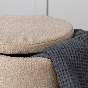 Dunken – Pouf – Beige – ⌀51 cm