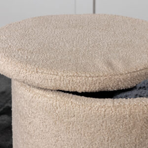 Dunken – Pouf – Beige – ⌀51 cm