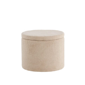 Dunken – Pouf – Beige – ⌀51 cm