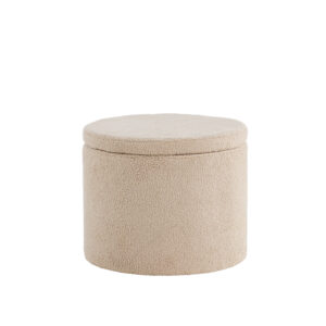Dunken – Pouf – Beige – ⌀51 cm