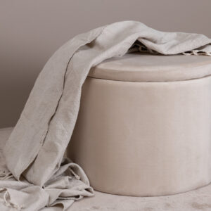 Dunken – Pouf – Beige – ⌀51 cm