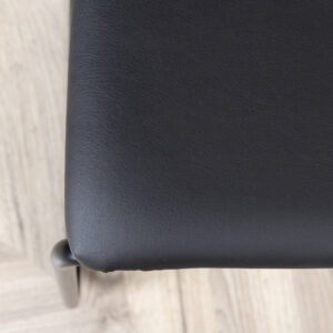 Kenth – Chaise de salle à manger – Noir – 52 x 76 x 40 cm