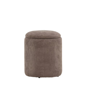 Limpen – Pouf – Marron – ⌀32 cm