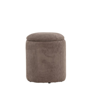 Limpen – Pouf – Marron – ⌀32 cm