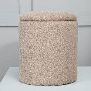 Limpen – Pouf – Beige – ⌀32 cm