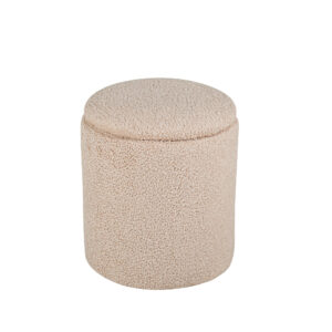 Limpen – Pouf – Beige – ⌀32 cm