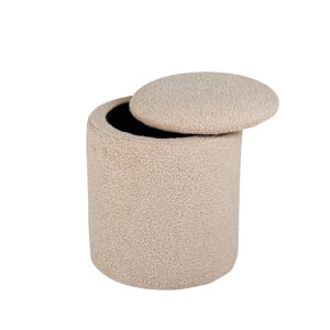 Limpen – Pouf – Beige – ⌀32 cm