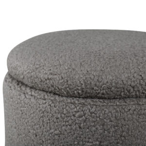 Limpen – Pouf – Gris – ⌀32 cm