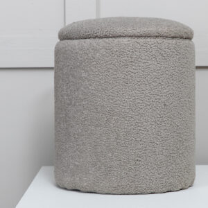 Limpen – Pouf – Gris – ⌀32 cm